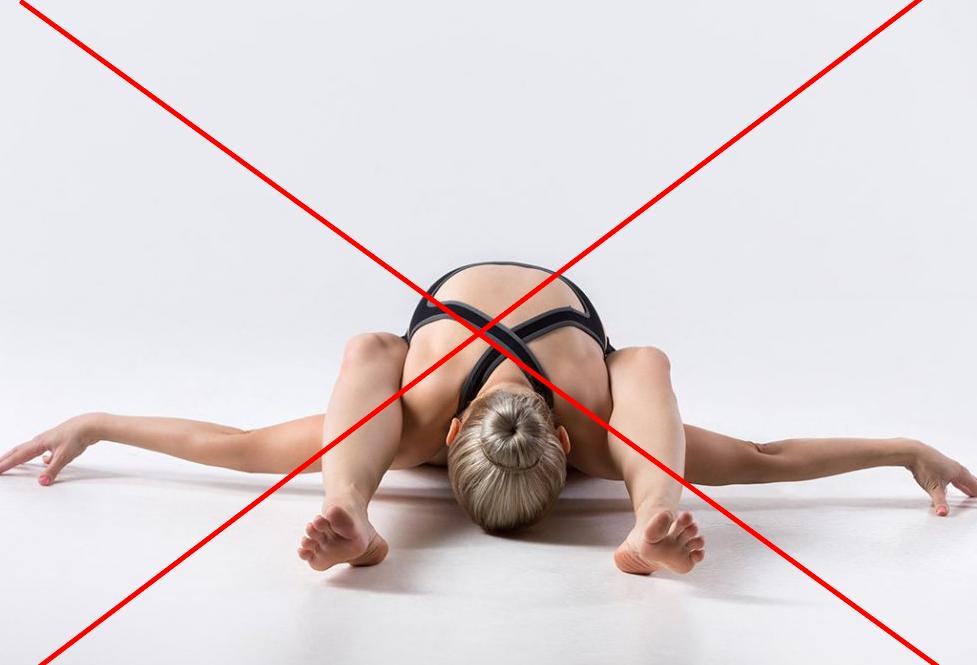 Don't learn this pose (and many others) at Adore yoga